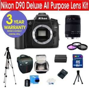  All Purpose Kit with Nikon D90 12.3 MP Digital SLR Camera + Sigma 28 