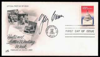 Entertainer Johnny Carson Signed FDC   1980  