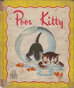 POOR KITTY WHITMAN TELL A TALE CHILDRENS BOOK 1945  