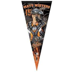  Matt Wieters Pennant 17x40 Baltimore Orioles Premium 