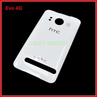 Battery Back Cover Housing For HTC Evo 4G Sprint White  