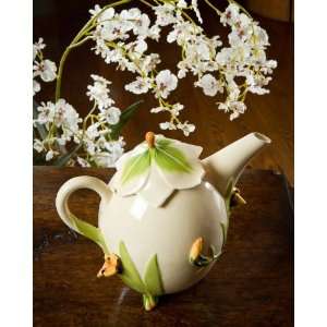  Mustardseed & Moonshine Daylily Oriental Teapot