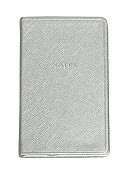 Product Image. Title Silver Saffian Grain Small Pocket Notes