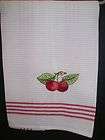 apple embroidered kitchen tea towel 