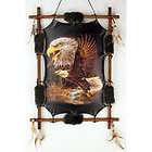 framed picture majestic bald eagle eagles flying wood feathers gifts