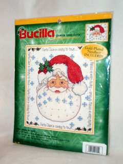 Bucilla SANTA COMING TO TOWN Advent Calendar Counted Cross Stitch 