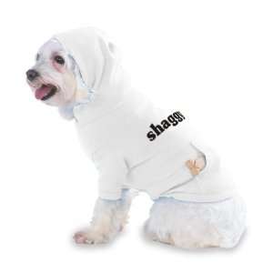  shaggy Hooded T Shirt for Dog or Cat LARGE   WHITE Pet 