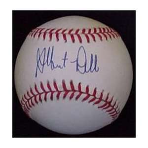 Albert Belle Signed Baseball   Official American League   Autographed 