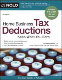   Deductions Keep What You Earn by Stephen Fishman, NOLO  Paperback