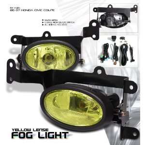   Civic 2Dr W/Wiring Kit Yellow Fog Light Kit Performance Automotive