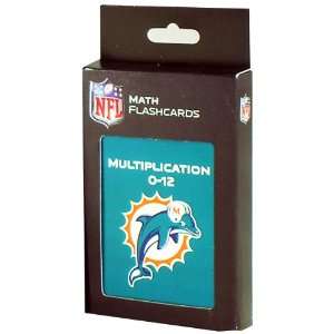  NFL Miami Dolphins Multiplication Flash Cards Sports 