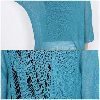 Torn knit TOP utriculate string t Shirt from korean  