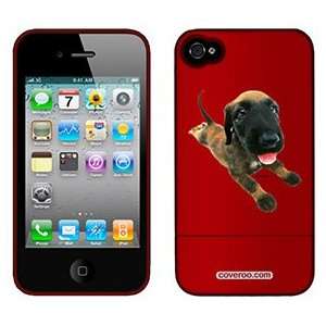 Afghan Hound Puppy on AT&T iPhone 4 Case by Coveroo  