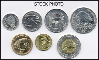 KEELING COCOS ISLANDS 7 coin set, 2004, Uncirculated  