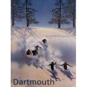 Beautiful Dartmouth Lyme New Hampshire Ski Trail Speed Competition 
