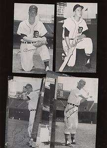 1950s Baseball Player Postcards 22 Different Detroit Tigers  