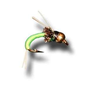  BH WD40   Chartreuse Fly Fishing Fly