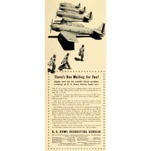   World War II Enlisting Servicemen   Original Print Ad