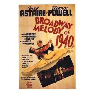 Broadway Melody Of 1940 Movie Poster, 26 x 37.75 (1939)