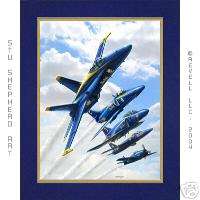 Blue Angels Heritage (F 18, A 4, F 4, F 11, F6F) Print  