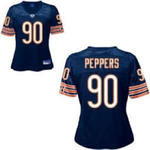 Womens Chicago Bears #90 Julius Peppers Team Replica Jersey  