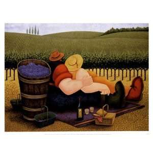  Summer Picnic by Lowell Herrero 17x13