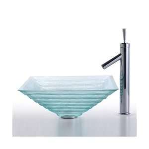   Alexandrite Vessel Style Bathroom Sink   Clear Alexandrite Glass
