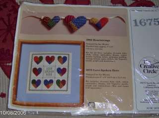 this is a kit from 1988 from creative circle called love spoken here a 