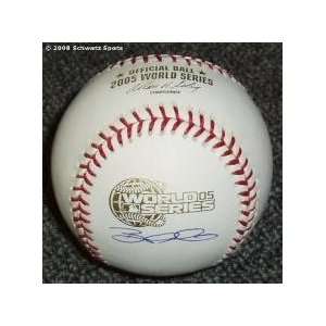 Brian Anderson Signed 2005 World Series Baseball