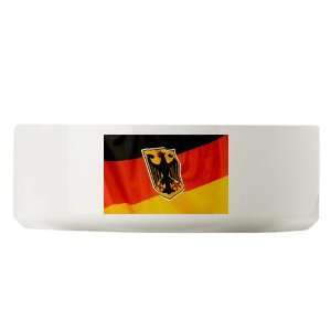  Large Dog Cat Food Water Bowl German Flag Waving 