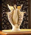 Faith Hope Seraph Prayer Angel Figurine Candle Holder  