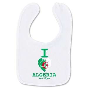  I Heart Algeria Soccer Bib