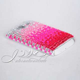 Dark Pink Bling Case for HTC G13 Wildfire S A510E US  