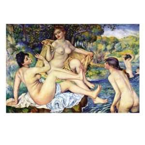  The Large Bathers Premium Poster Print by Pierre Auguste 