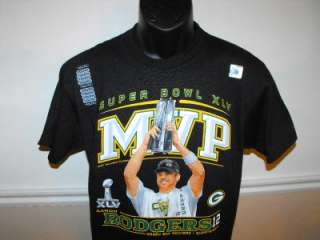 NEW Aaron Rodgers MVP PACKERS YOUTH Large L Shirt #Ti  