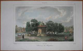 1840 print CASTLES OF BOSPHORUS, TURKEY (#58)  
