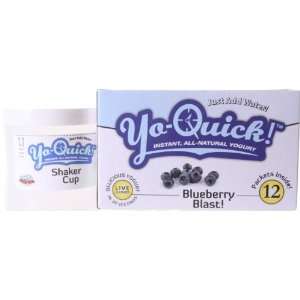   Capra, Yo Quick Instant All Natural Yogurt Blueberry Blast 12 Packets
