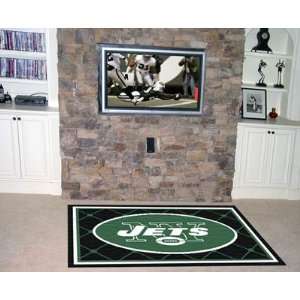  New York Jets NFL Merchandise   Area Rug 4 X 6