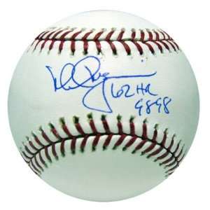  Mark McGwire HandSigned 62nd HR, 9/8/98 Inscribed MLB 