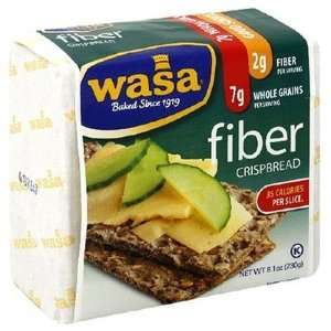 Wasa Crispbread, Fiber, Boxes, 8.1 oz, 2 ct (Quantity of 4)