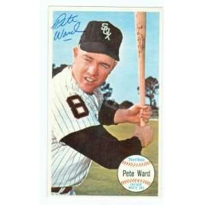  Pete Ward Autographed/Hand Signed 1964 Topps Giant 