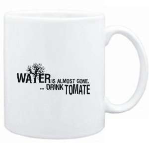  Mug White  Water is almost gone  drink Tomate  Drinks 