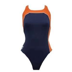   Poly Splice Stretch Back Competition Swimwear