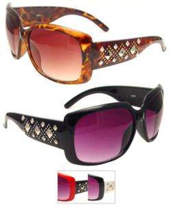 CLASSIC SHADES TRENDY SUNGLASSES Pyramid Studs Accents  