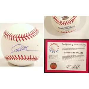  Dontrelle Willis Signed Official MLB Ball Sports 