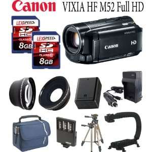  Canon VIXIA HF M52 Camcorder Full HD 1920 x 1080 Video and 