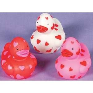  Vinyl Mini Valentine Rubber Ducky Toys & Games
