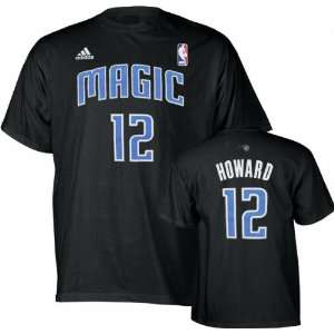  Dwight Howard Black adidas Player Name and Number Orlando 