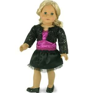  Fits American Girl 18 Inch Doll 3 Pc. Holiday Doll Dress 