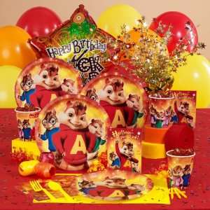   the Chipmunks Deluxe Party Pack for 8 & 8 Favor Boxes Toys & Games